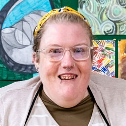 Natalie, supported learning student
