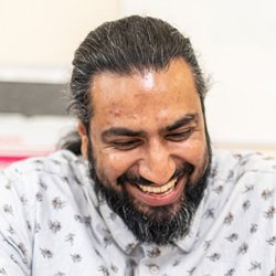 Vikesh, English student